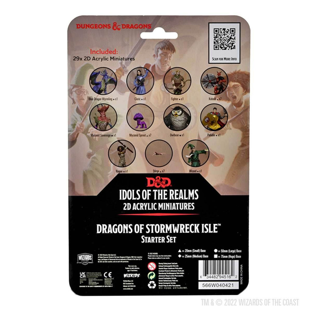 D&D: Idols of the Realms - Dragons of Stormwreck Isle - 2D Acrylic Miniatures - 