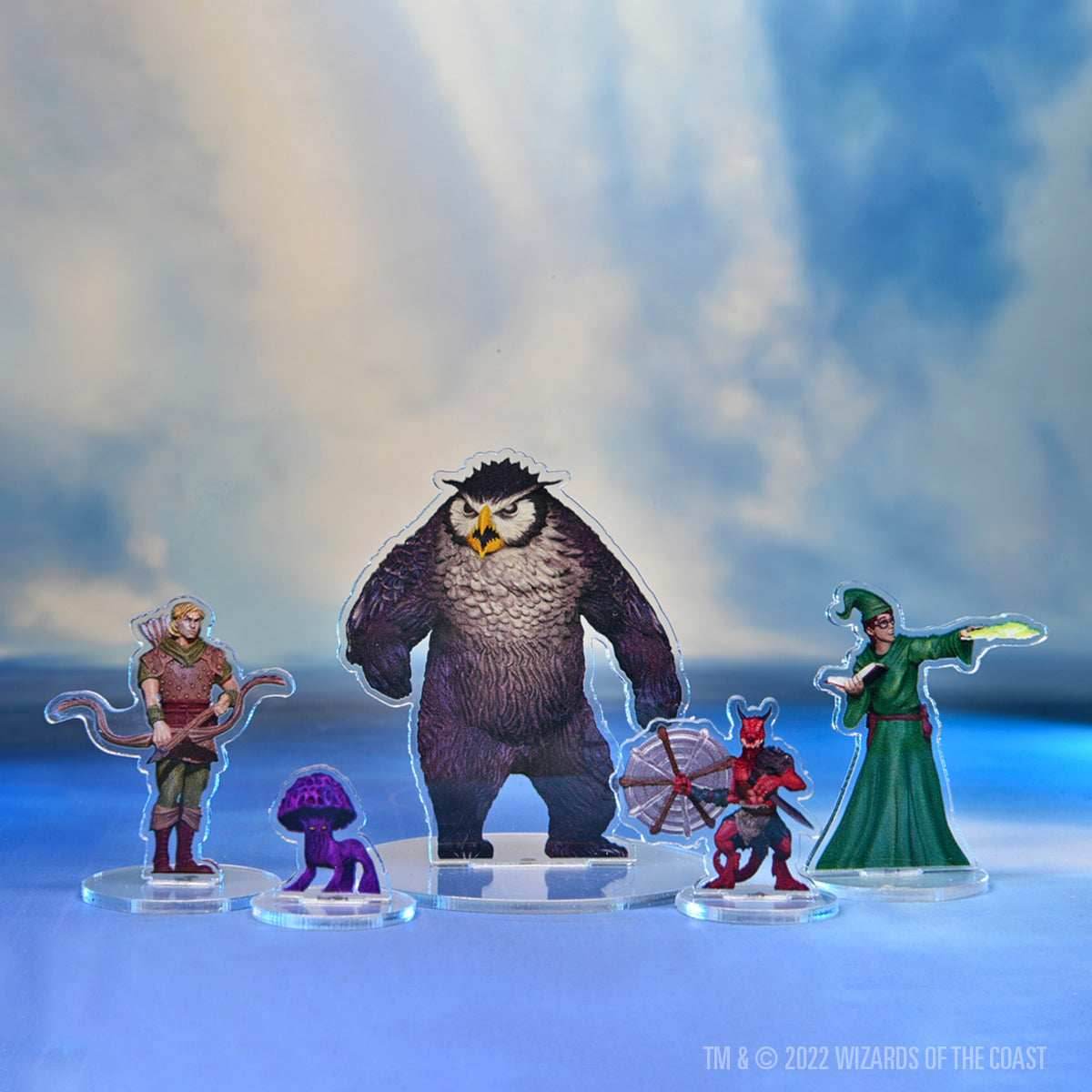 D&D: Idols of the Realms - Dragons of Stormwreck Isle - 2D Acrylic Miniatures - 