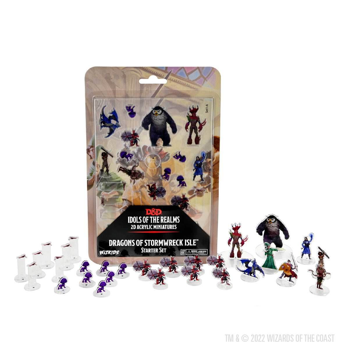 D&D: Idols of the Realms - Dragons of Stormwreck Isle - 2D Acrylic Miniatures - 