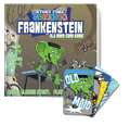 Story Time Classics: Frankenstein and Old Maid Card Game 2-in-1 Playset - 