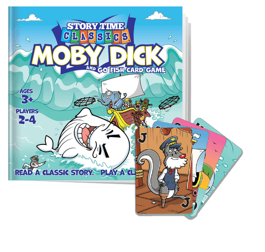 Story Time Classics: Moby Dick + Go Fish 2-in-1 Playset - 