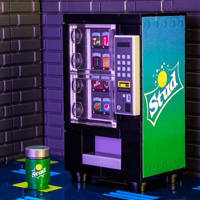 Stud - B3 Customs Soda Vending Machine made using LEGO parts - 
