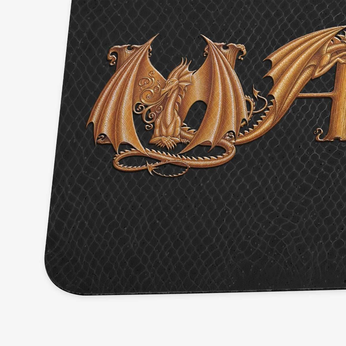 ZooLN Dragonskin Magic Playmat - Standard Playmat / Red and Gold / Plain