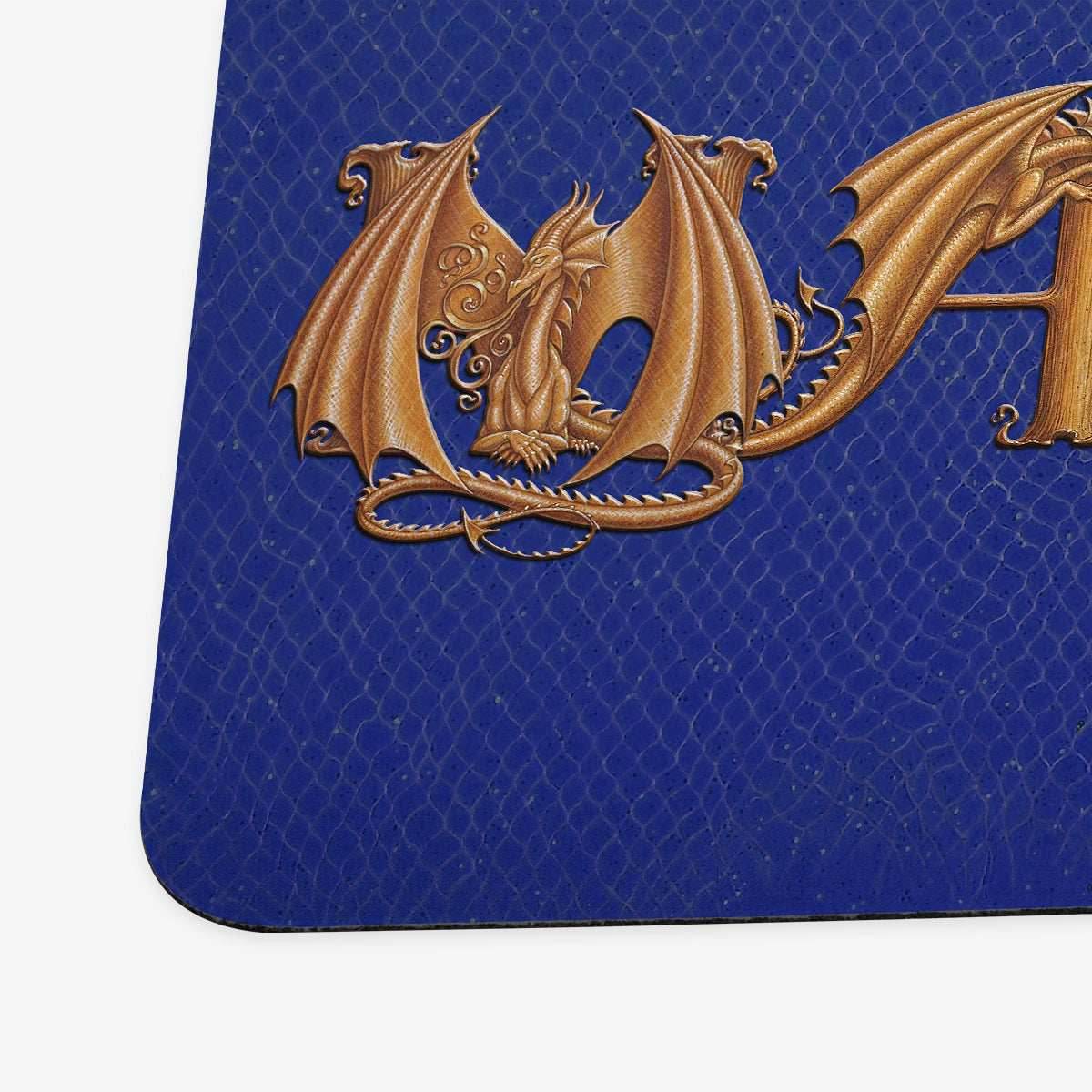 ZooLN Dragonskin Magic Playmat - Standard Playmat / Red and Gold / Plain