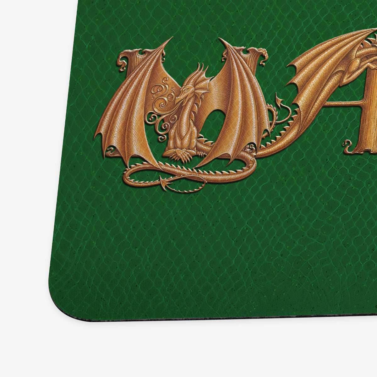 ZooLN Dragonskin Magic Playmat - Standard Playmat / Red and Gold / Plain