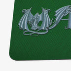 ZooLN Dragonskin Magic Playmat - Standard Playmat / Red and Gold / Plain