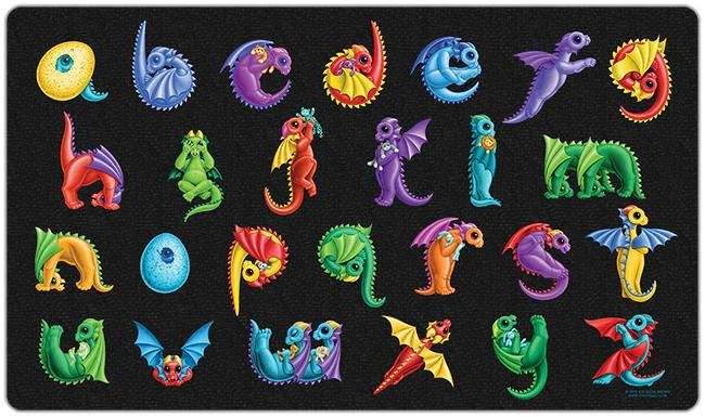 Dragon Babies Playmat - Standard Playmat / A to Z / Plain