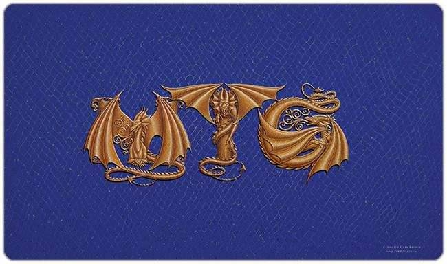 ZooLN Dragonskin MTG - Blue & Gold / Plain
