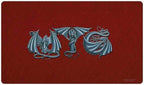 ZooLN Dragonskin MTG - Red & Silver / Plain