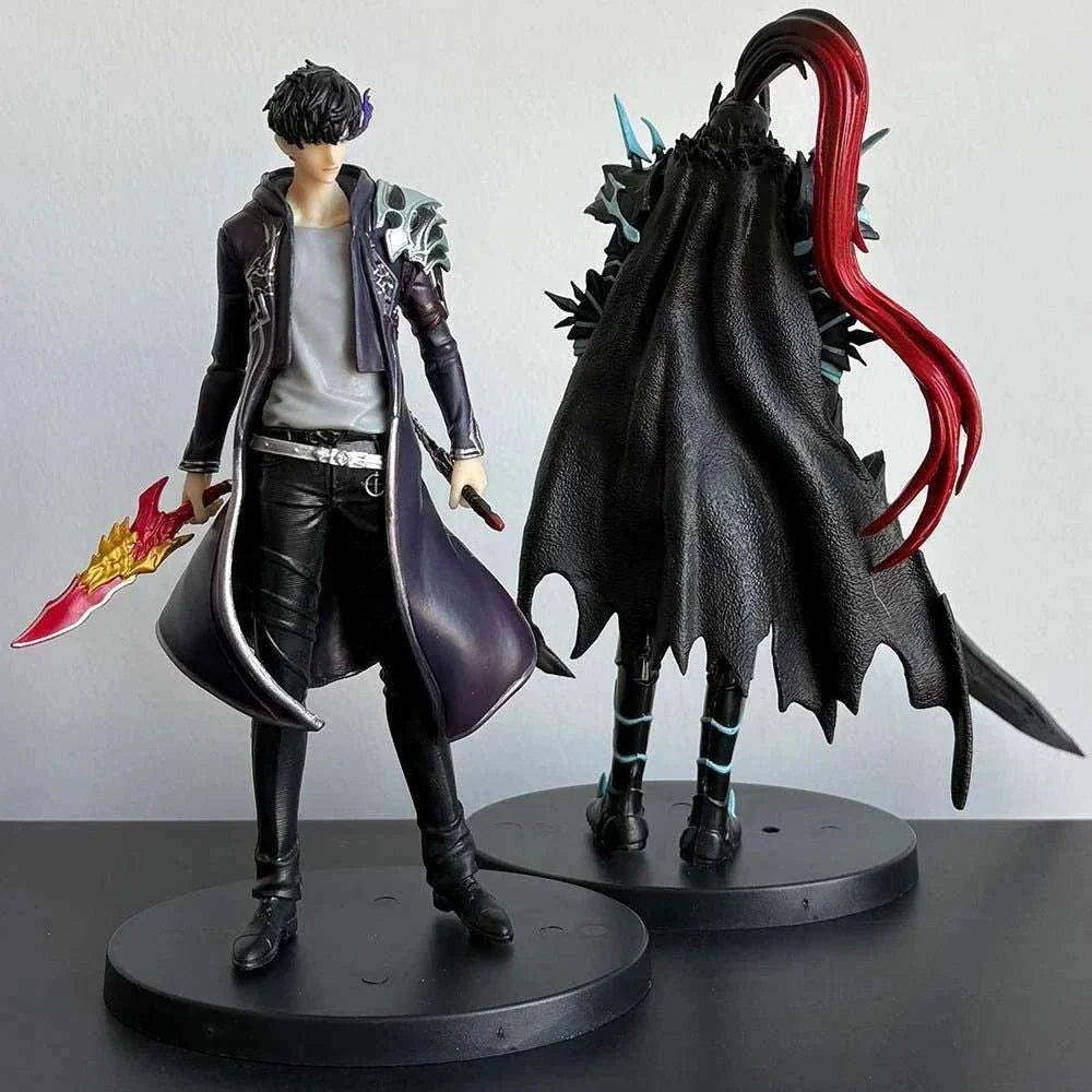 Sung Jin-Woo Anime Figure Solo Leveling Action Figurines Shadow King Desktop Collectible Display Toy