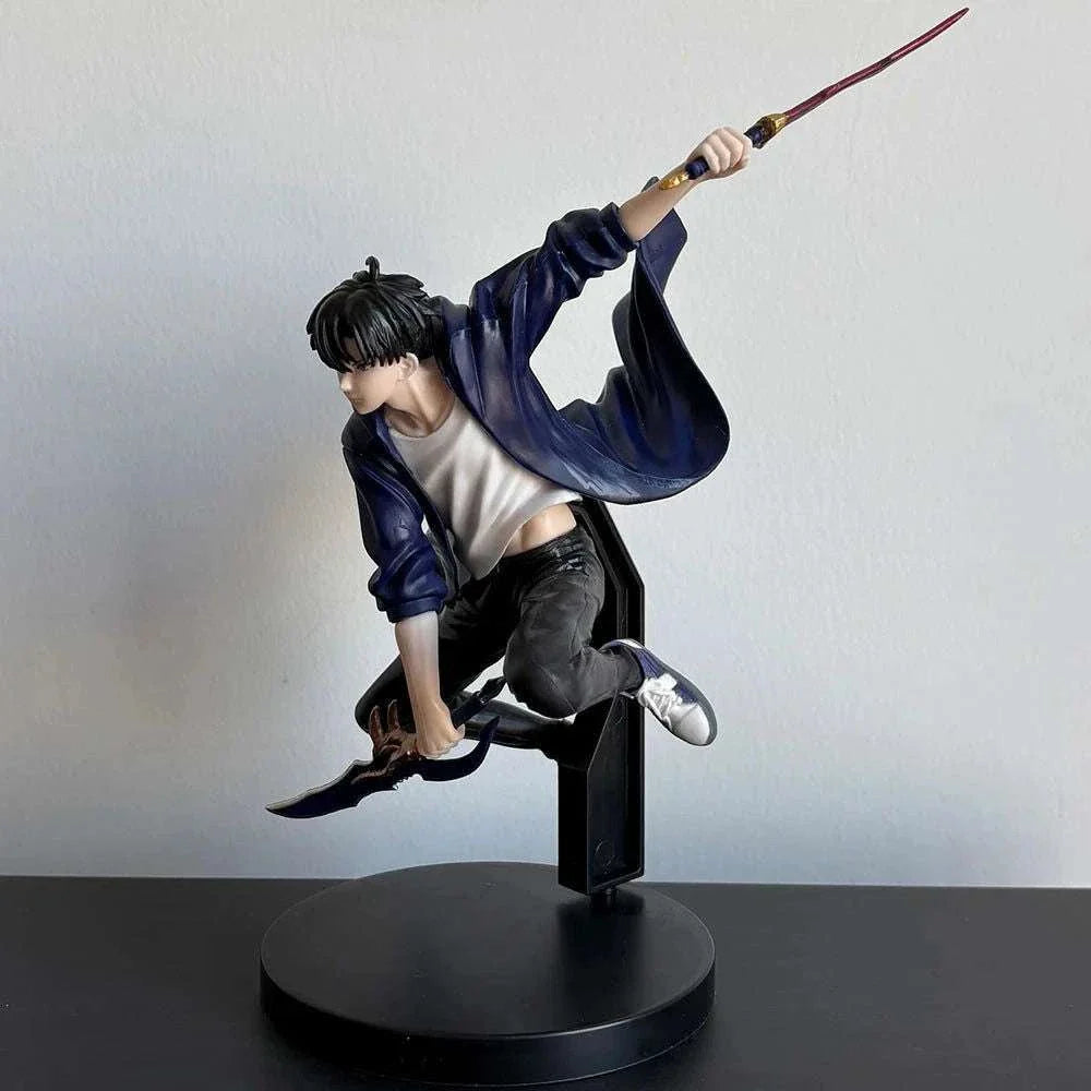 Sung Jin-Woo Anime Figure Solo Leveling Action Figurines Shadow King Desktop Collectible Display Toy