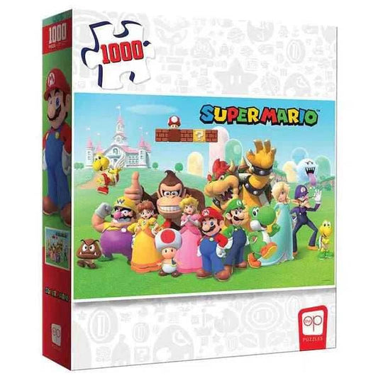 Super Mario Mushroom Kingdom 1000 Piece Jigsaw Puzzle Op Games - 