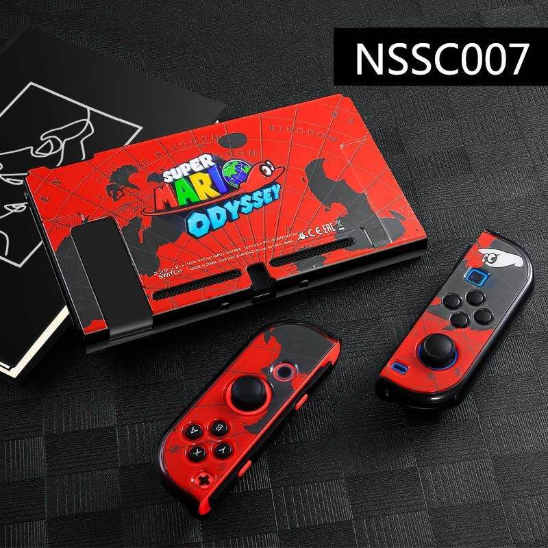 Nintendo Switch Shell and Joy Con Case Covers by GameTech - Super Mario Odyssey