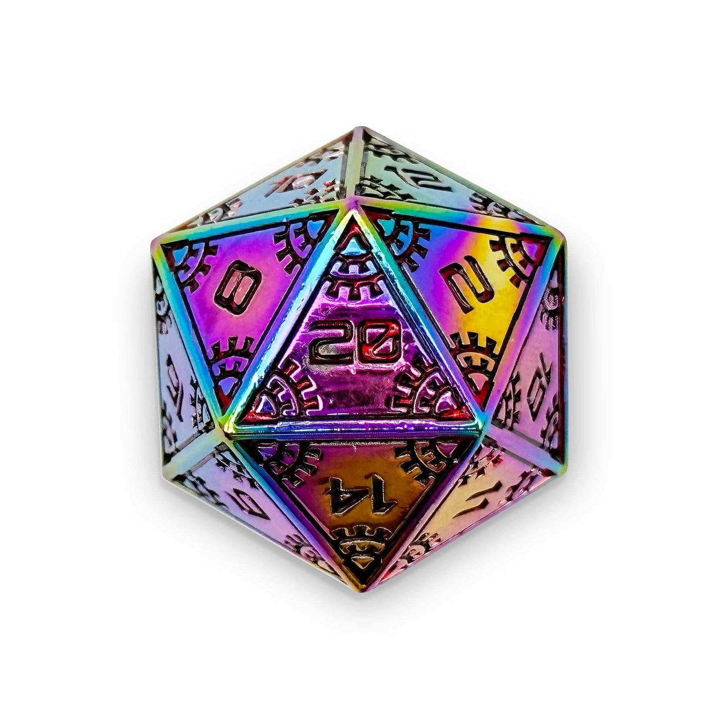 Space Dice Meteor Runestones™ - 25mm D20 - Super Nova - 