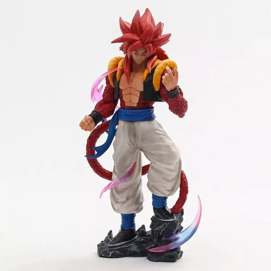 Super Saiyan 4 Gogeta Figurines, Dragon Ball GT Anime Collectible Figures 10 in