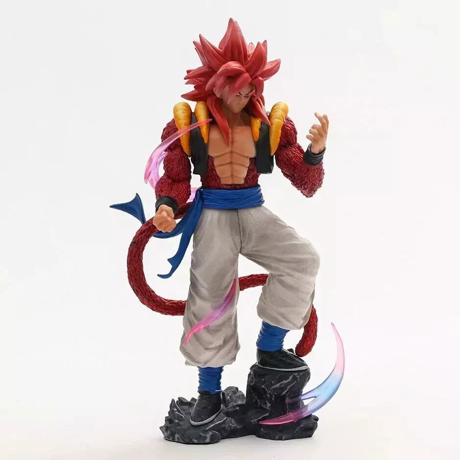 Super Saiyan 4 Gogeta Figurines, Dragon Ball GT Anime Collectible Figures 10 in
