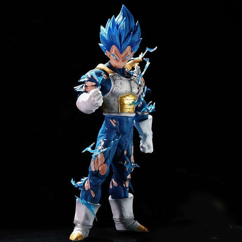 Super Saiyan Blue Vegeta Anime Figure, Dragon Ball Super Action Figurines PVC Statue 26.5 CM