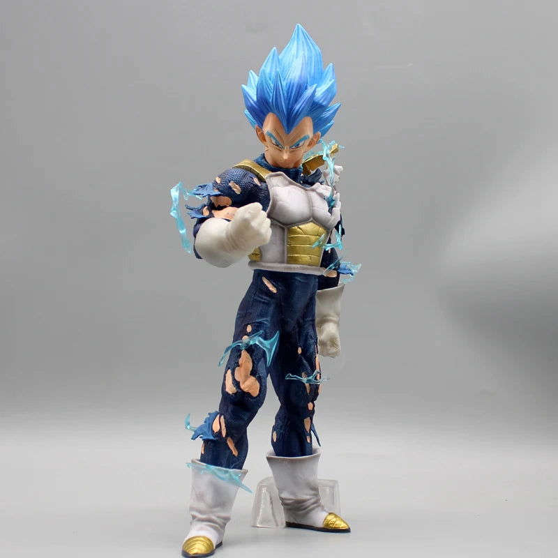 Super Saiyan Blue Vegeta Anime Figure, Dragon Ball Super Action Figurines PVC Statue 26.5 CM