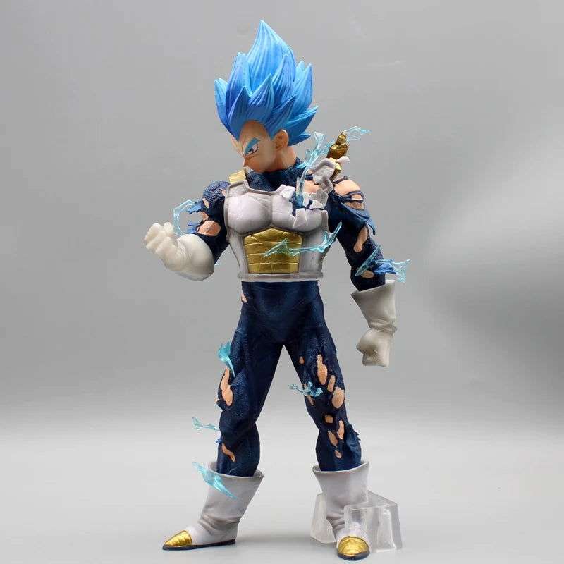 Super Saiyan Blue Vegeta Anime Figure, Dragon Ball Super Action Figurines PVC Statue 26.5 CM
