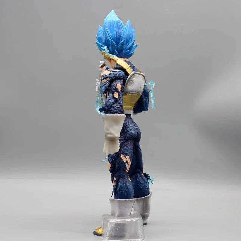 Super Saiyan Blue Vegeta Anime Figure, Dragon Ball Super Action Figurines PVC Statue 26.5 CM