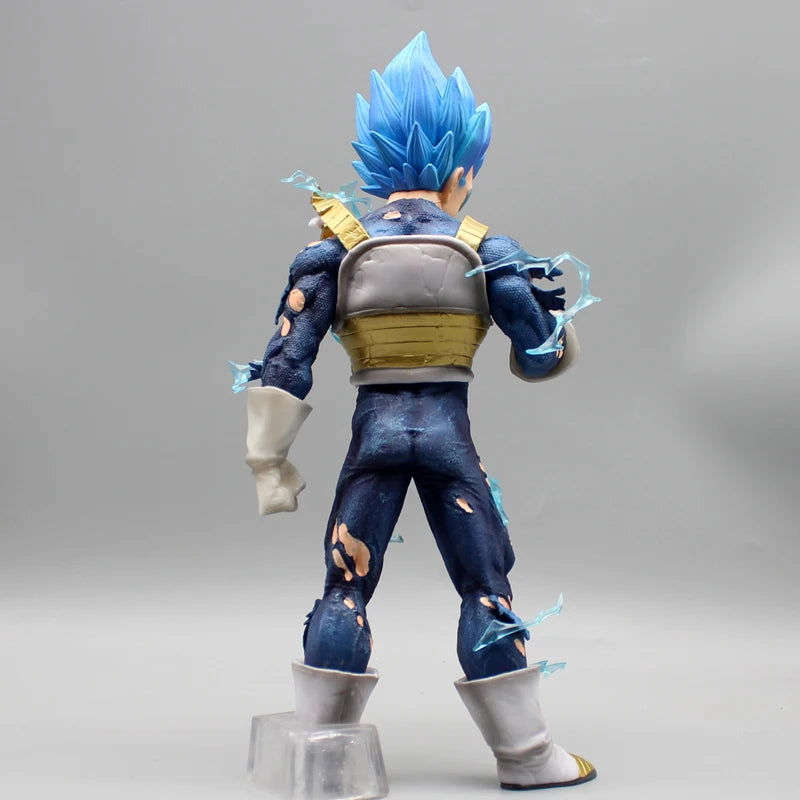 Super Saiyan Blue Vegeta Anime Figure, Dragon Ball Super Action Figurines PVC Statue 26.5 CM