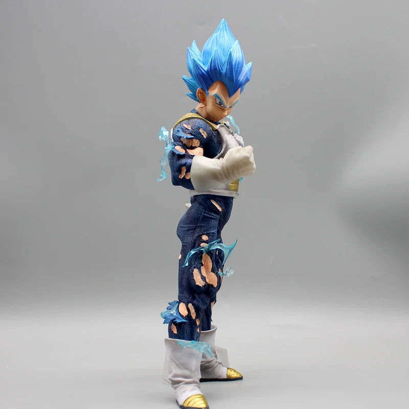 Super Saiyan Blue Vegeta Anime Figure, Dragon Ball Super Action Figurines PVC Statue 26.5 CM