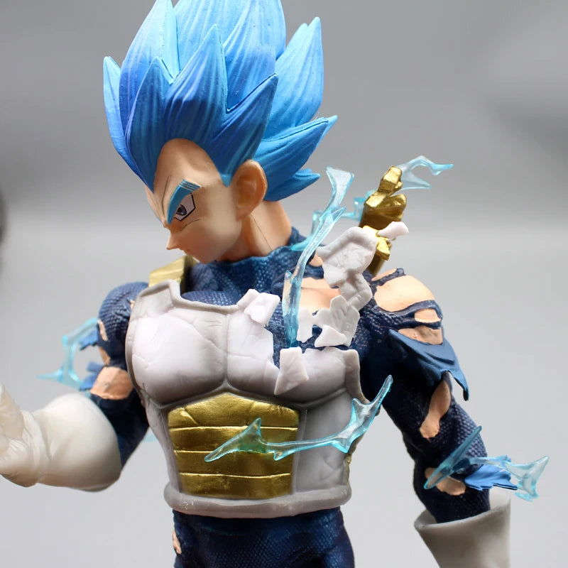 Super Saiyan Blue Vegeta Anime Figure, Dragon Ball Super Action Figurines PVC Statue 26.5 CM