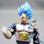 Super Saiyan Blue Vegeta Anime Figure, Dragon Ball Super Action Figurines PVC Statue 26.5 CM