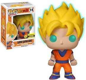 Pop! Animation: Dragon Ball Z - Super Saiyan Goku (Glow in the Dark) Entertainment Earth Exclusive - 