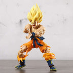 Super Saiyan Goku Posable Action Figure, Anime Dragon Ball Z Figurines PVC Articulated Collectible 16.5 cm