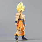 Super Saiyan Goku Posable Action Figure, Anime Dragon Ball Z Figurines PVC Articulated Collectible 16.5 cm