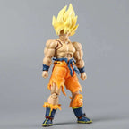 Super Saiyan Goku Posable Action Figure, Anime Dragon Ball Z Figurines PVC Articulated Collectible 16.5 cm