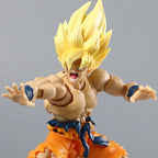Super Saiyan Goku Posable Action Figure, Anime Dragon Ball Z Figurines PVC Articulated Collectible 16.5 cm