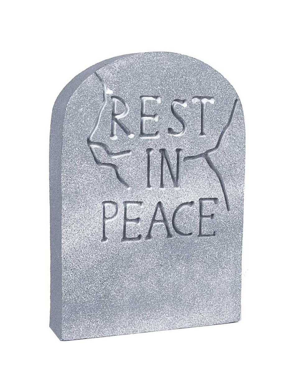 Super Thick Halloween Tombstone Prop