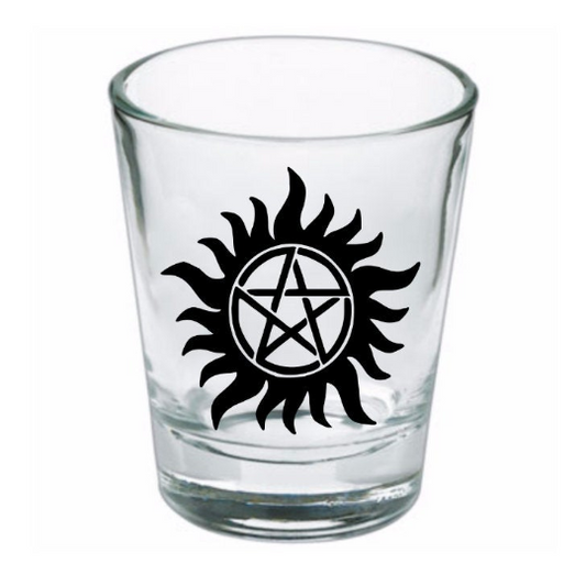 Supernatural Shot Glass Barware Horror Halloween Metaphysical