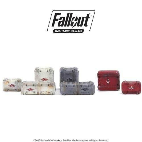 Fallout: Wasteland Warfare - Terrain Expansion - Vault Tec Supplies - 