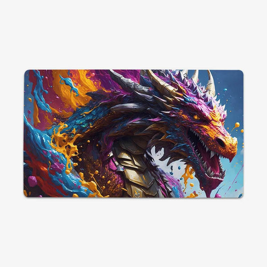 Water Color Dragon Playmat - Plain