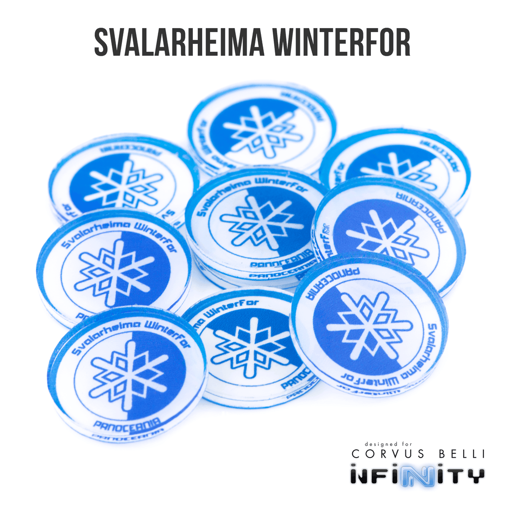Full Color Infinity Faction Markers, 25mm (Bag of 10) - Svalarheima WinterFor / 25mm