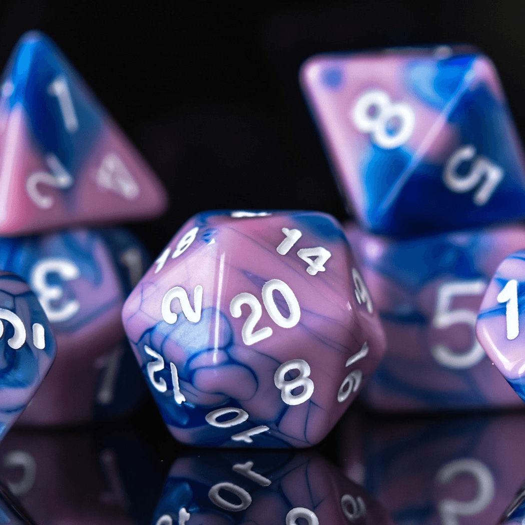 Sweet Dreams Acrylic Dice Set - 