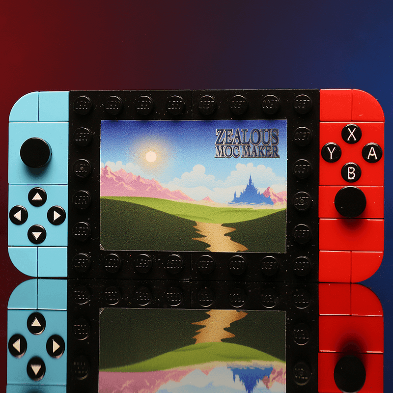 Custom Pretendo 2017 Handheld Console Building Set made using LEGO parts - 