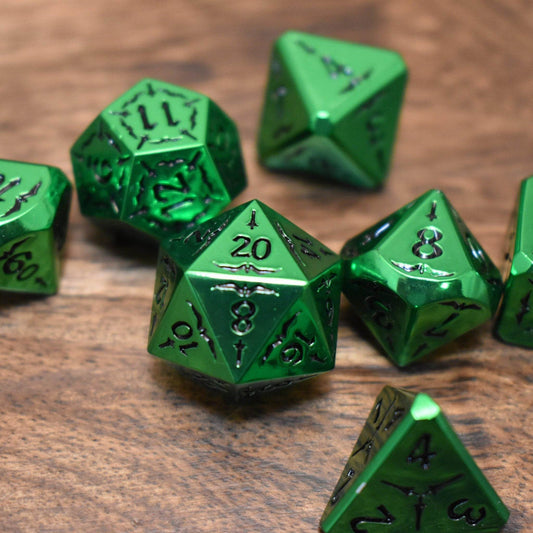 Sword of the Emerald Isles Metal Dice Set 'PRE-ORDER | SPRING EVENT DEAL' - 