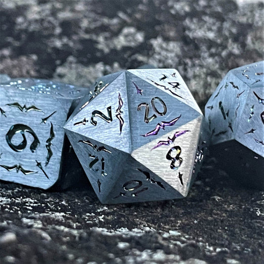 Sword of the Holy Knight Metal Dice Set - 