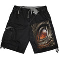 DRAGON EYE - Vintage Cargo Shorts Black