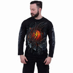 STEAMPUNK SKULL - Longsleeve T-Shirt Black