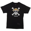One Piece Luffy Flag Straw Hat Crew Anime Adult T-Shirt - S