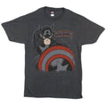 Captain America Deep Red Marvel Comics Adult T-Shirt - S