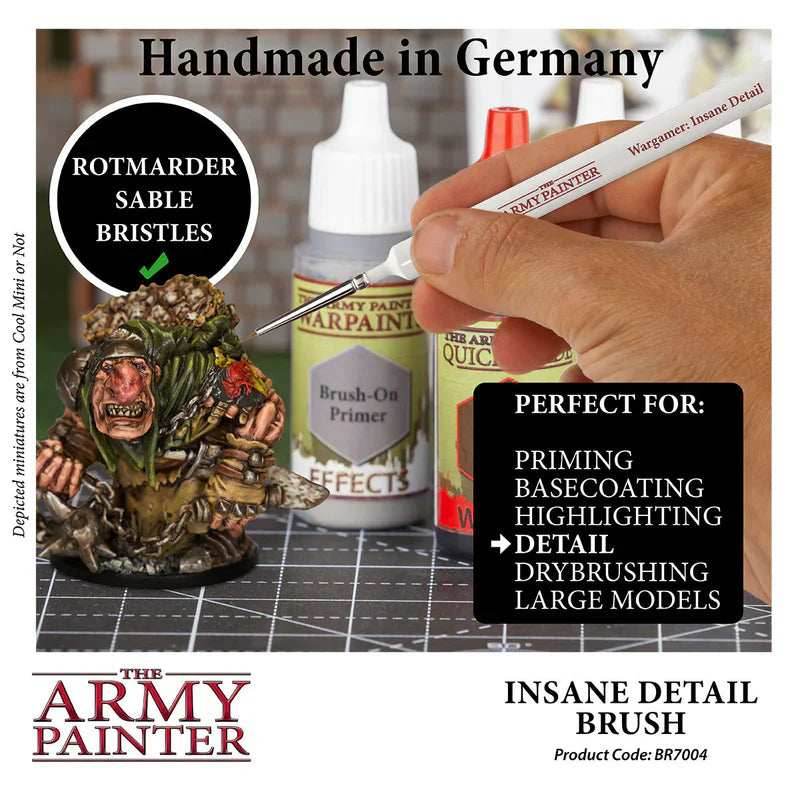 Army Painter Tools: Wargamer Brush - Insane Detail - 