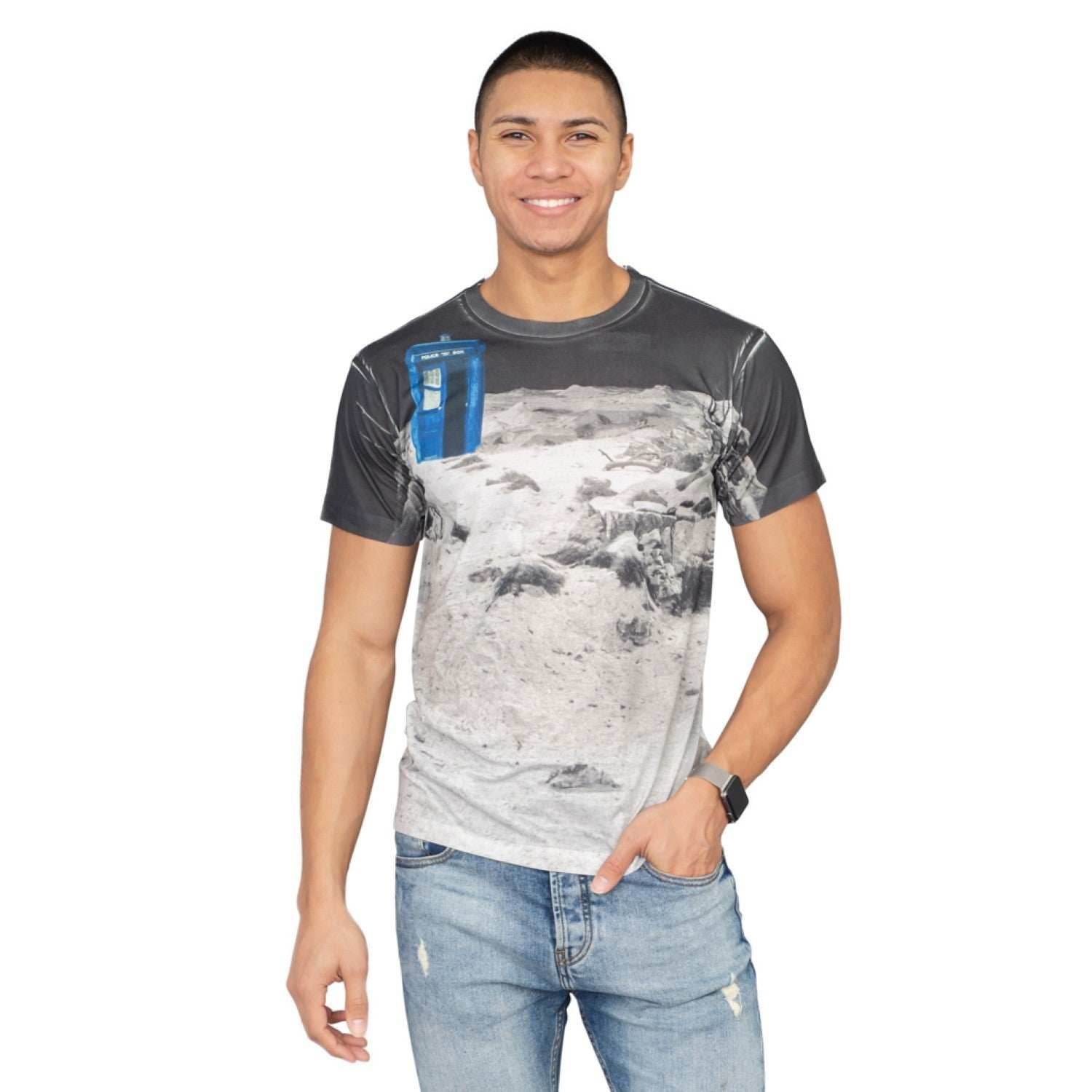 TARDIS Prehistoric Earth Sublimation T-Shirt - S