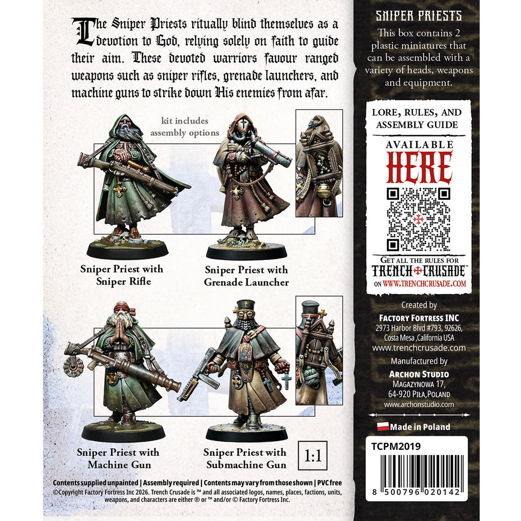 Trench Crusade: New Antioch - Sniper Priests