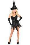 Top Drawer Sequin Witch Corset Dress Costume